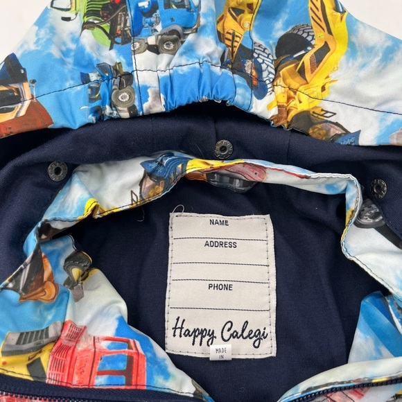 Happy Calegi Hello Mini Jacket with Vehicles - size 18 to 24 Months - Picture 5 of 11